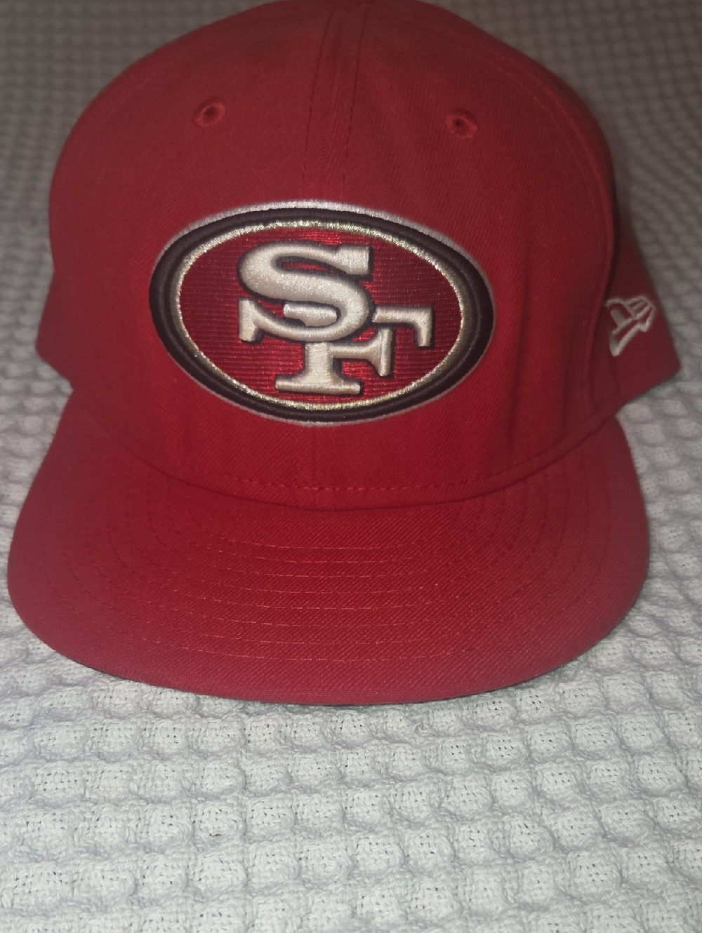 New Era Red San Francisco 49ers Logo Cap 7 3/8
